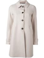 Harris Wharf London Single Breasted Coat, Women's, Size: 40, Nude/neutrals, Polyester/virgin Wool