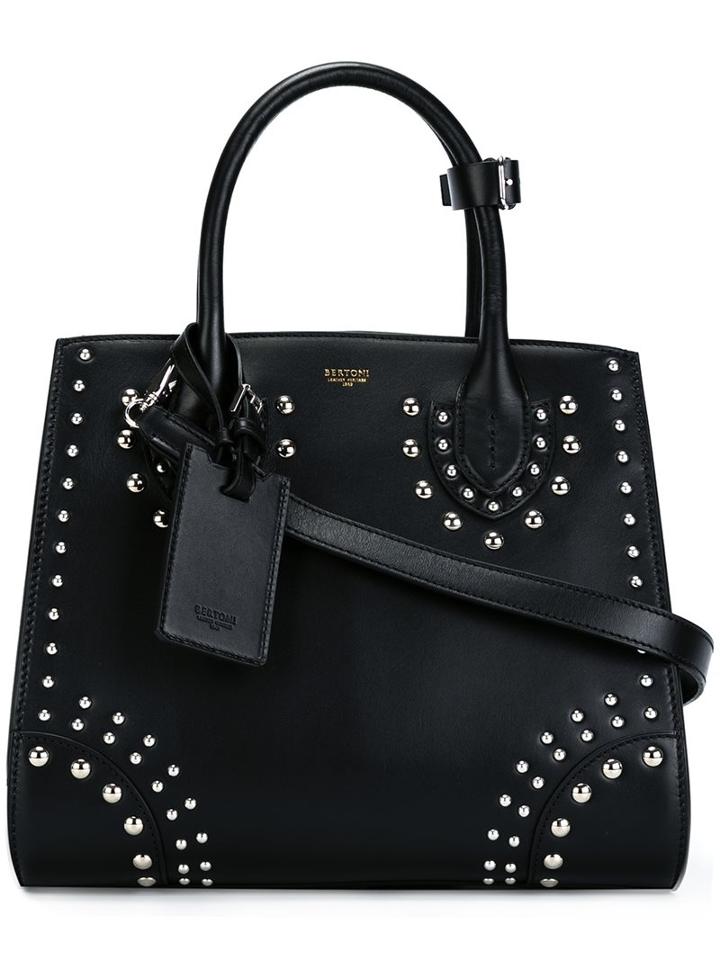 Bertoni 1949 'darcy' Studded Shoulder Bag