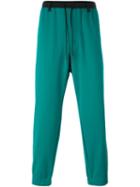 Y-3 Classic Track Pants, Men's, Size: Medium, Green, Polyester/cotton