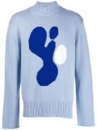 Joseph Intarsia Knit Sweater - Blue