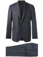 Caruso Fitted Dinner Suit - Grey