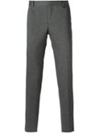 Z Zegna Tailored Trousers, Men's, Size: 54, Grey, Viscose/polyamide/spandex/elastane