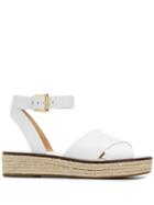 Michael Michael Kors Abbott Espadrille Sandals - White