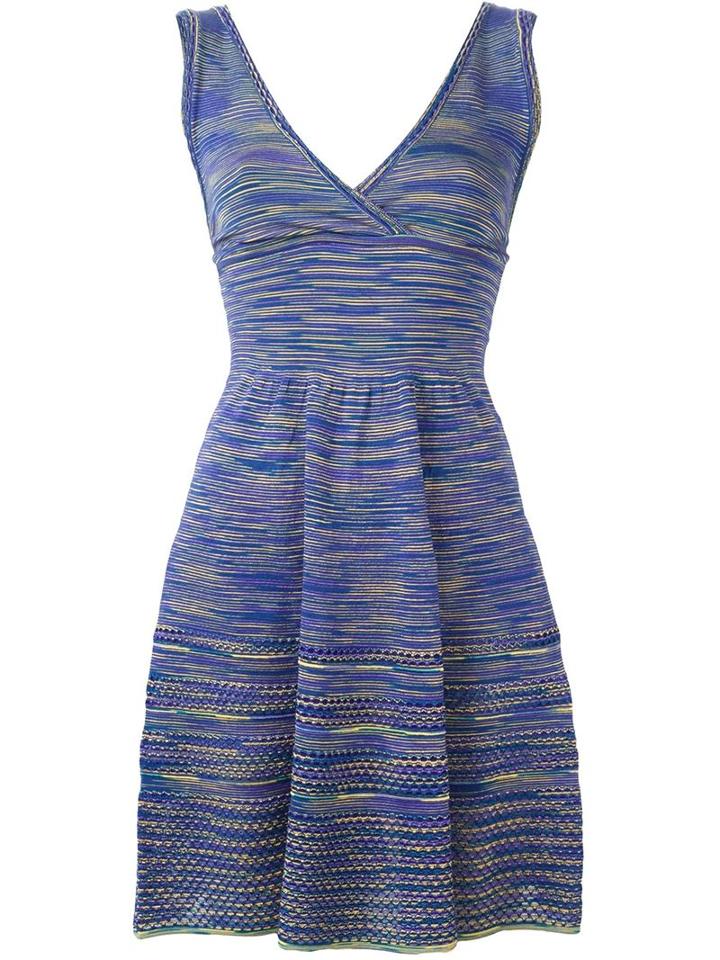 M Missoni Striped Sleeveless Dress