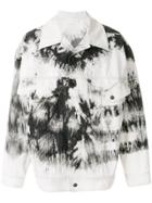 Faith Connexion Oversized Washed Out Jacket - White