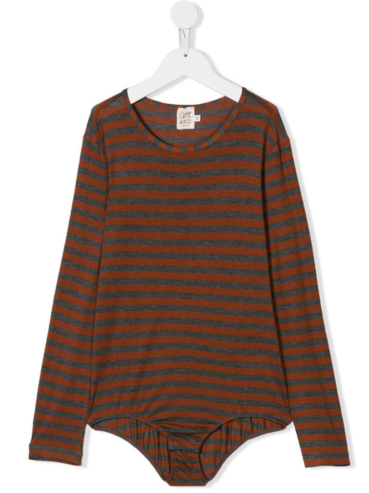 Caffe' D'orzo Striped Knit Jumper - Yellow & Orange