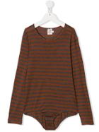 Caffe' D'orzo Striped Knit Jumper - Yellow & Orange