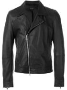 Ps By Paul Smith Classic Biker Jacket, Men's, Size: Large, Black, Viscose/lamb Skin