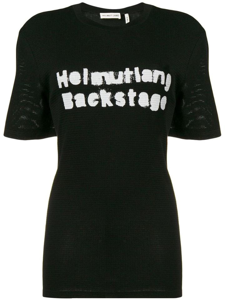Helmut Lang Backstage T-shirt - Black