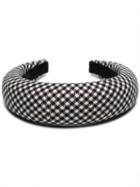 Racil Racil Blk Wht Gingham Headband - Black