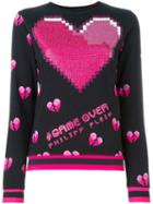 Philipp Plein Love It All Sweatshirt, Women's, Size: Xs, Black, Cotton