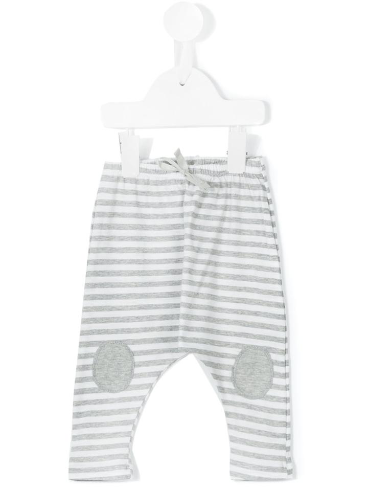 1+ In The Family - Striped Trousers - Kids - Cotton/spandex/elastane - 18 Mth, Grey