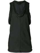 Alexander Wang Racerback Vest Top - Black