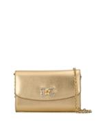 Dolce & Gabbana Bejewelled Dg Microbag Cross-body - Gold