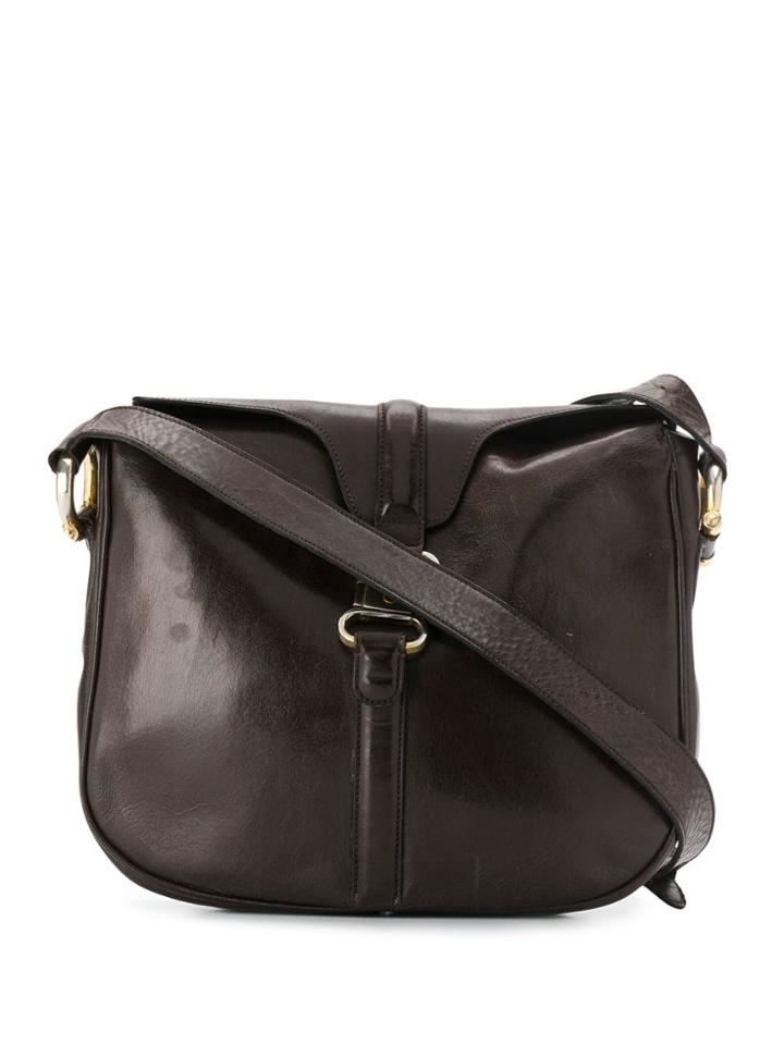 Céline Pre-owned Logo Plaque Shoulder Bag - Brown