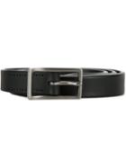 Hl Heddie Lovu 'saddle' Classic Belt, Men's, Size: 80, Black, Calf Leather