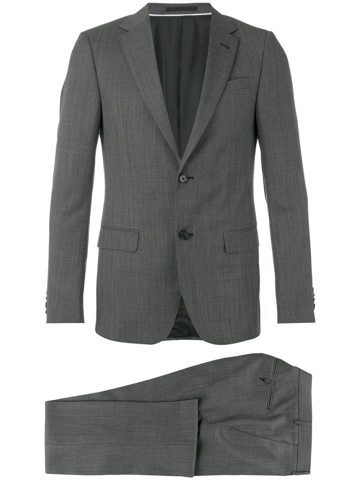 Z Zegna Slim-cut Suit, Men's, Size: 46, Grey, Cupro/wool