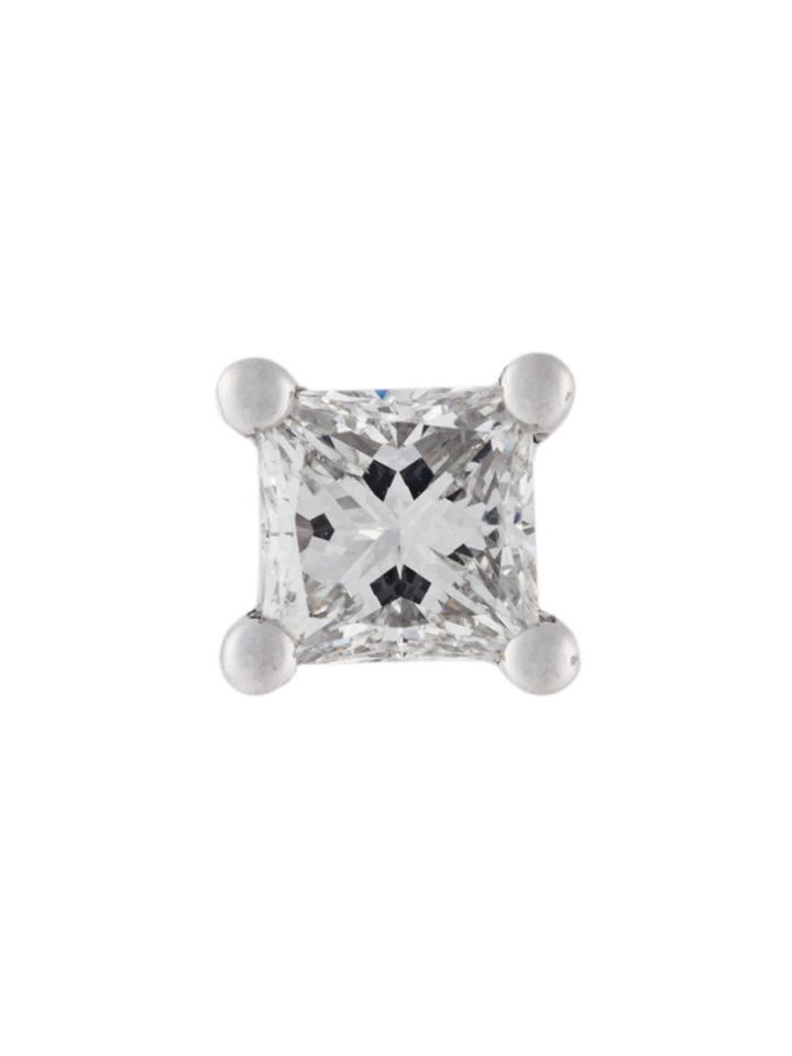Delfina Delettrez 18kt Gold Dots Solitaire Diamond Earring - Metallic