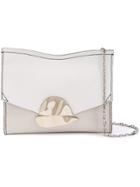 Proenza Schouler Small Curl Chain Clutch - White