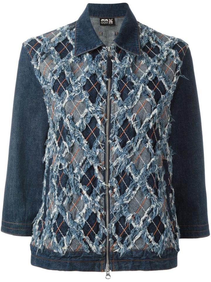 Jean Paul Gaultier Vintage Distressed Denim Jacket