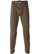Dsquared2 Tidy Biker Jeans, Men's, Size: 48, Brown, Cotton/spandex/elastane