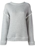 Helmut Lang Basic Sweatshirt, Women's, Size: Large, Grey, Cotton