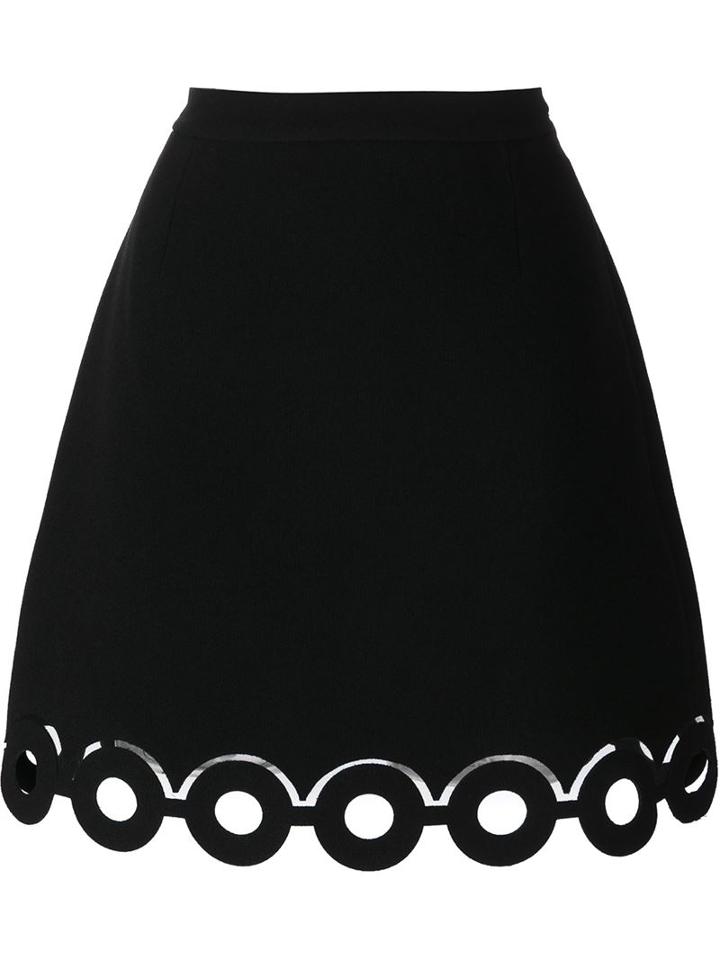 Carven Hoop Hem A-line Skirt