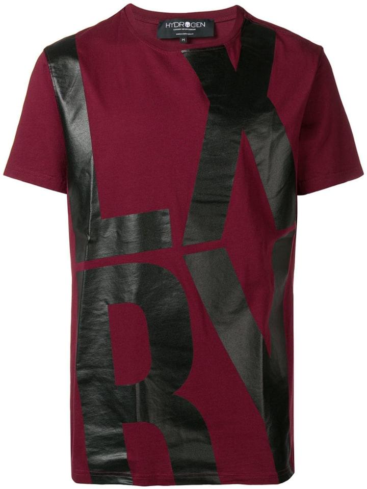 Hydrogen Logo T-shirt - Pink & Purple