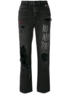 Alexander Wang High Rise Cropped Jeans - Grey