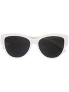 Saint Laurent - Monogram M3 Sunglasses - Women - Plastic - One Size, White, Plastic