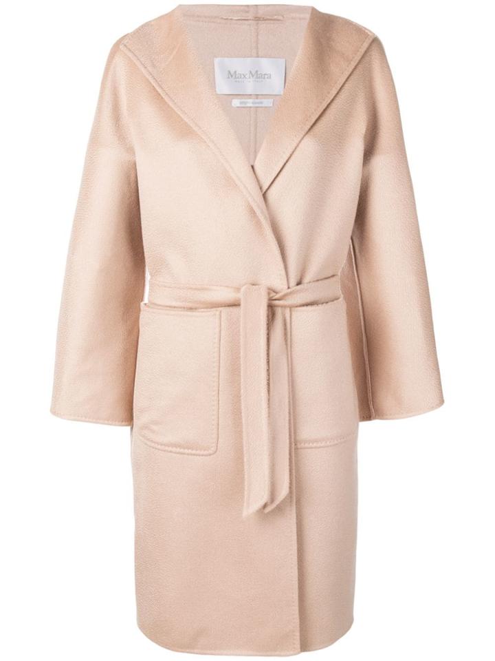 Max Mara Wrap Front Coat - Neutrals