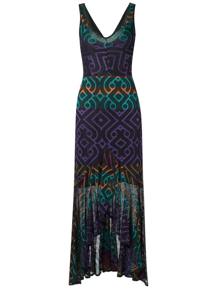 Cecilia Prado - Knit Maxi Dress - Women - Acrylic/lurex/viscose - G, Black, Acrylic/lurex/viscose