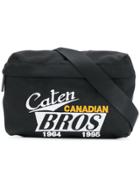 Dsquared2 Caten Canadian Bros Shoulder Bag - Black