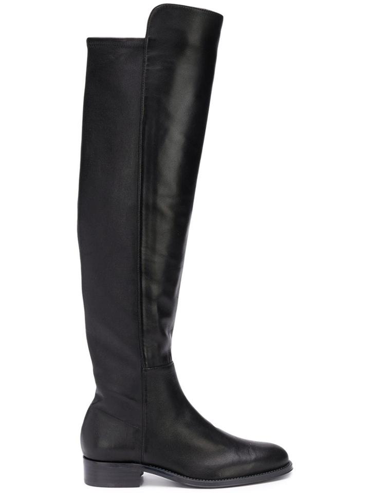 Stuart Weitzman Stuart Weitzman Julia Black Leather/fur/exotic