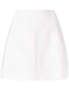 Venroy Mini A-line Skirt - White