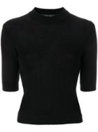 Ter Et Bantine Short Sleeve Sweater - Black