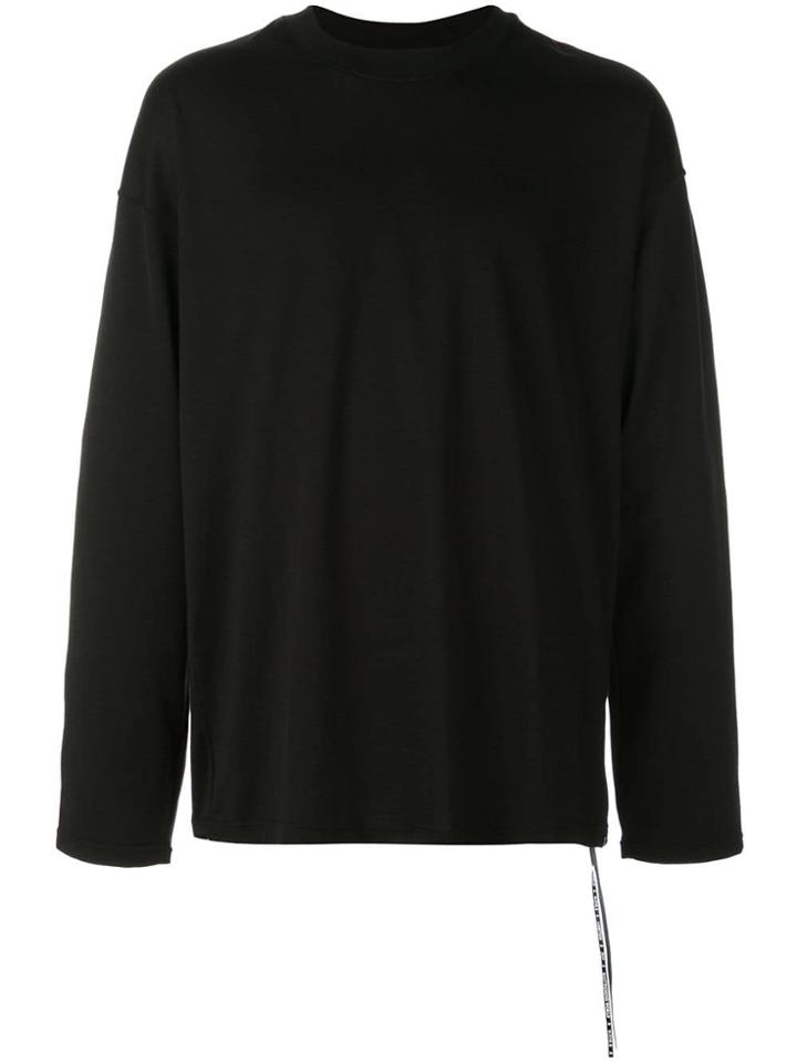 Mastermind World Two Tone Long Sleeve T-shirt - Black