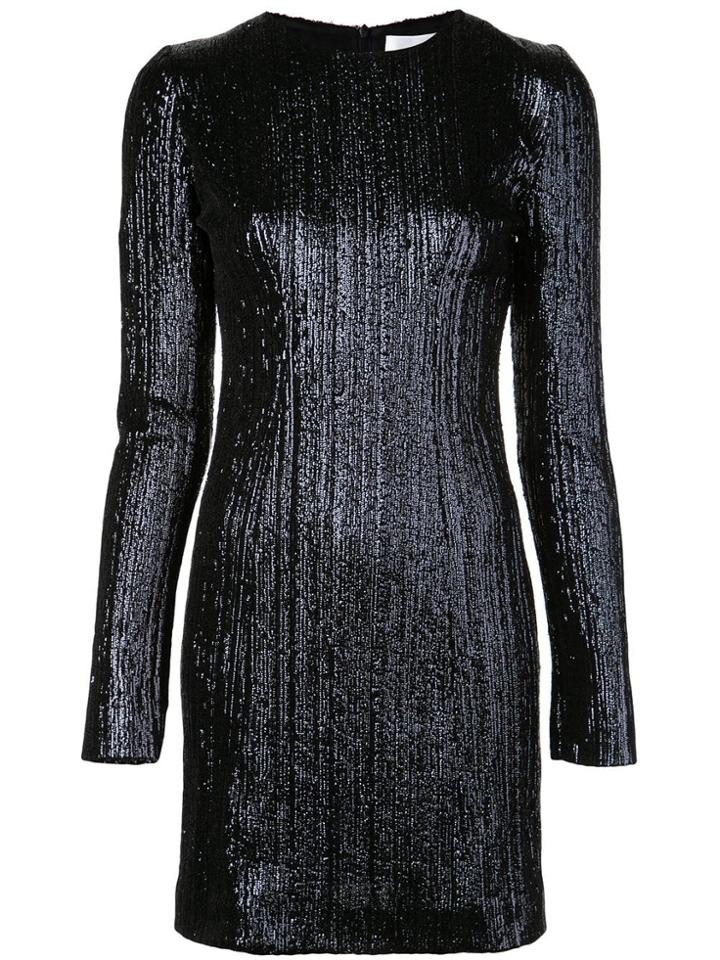 Galvan Bodycon Mini Dress - Black