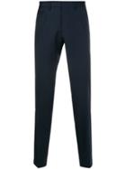 Boss Hugo Boss Tailored Check Print Trousers - Blue