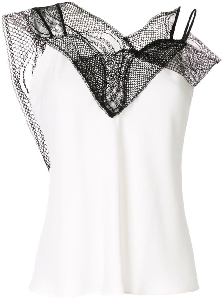 Christopher Esber Lace Detail Vest Top - White