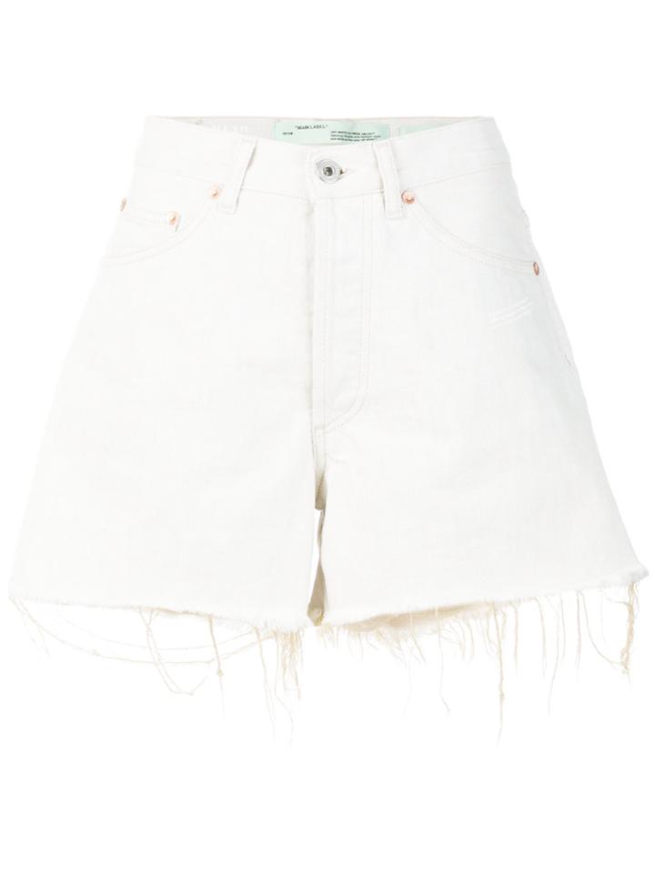 Off-white Denim Shorts