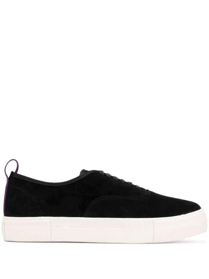 Eytys Doja Contrast Texture Sneakers - Black