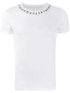 Maison Margiela Number Print Crew Neck T-shirt - White