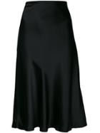 Nili Lotan A-line Midi Skirt - Black