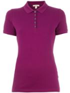 Burberry Brit Classic Polo Shirt, Women's, Size: Xs, Pink/purple, Cotton/spandex/elastane