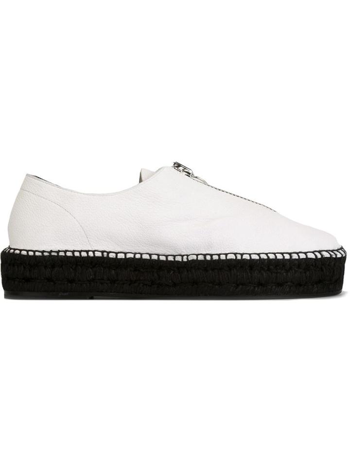 Alexander Wang Devon Espadrilles, Women's, Size: 36, White, Leather