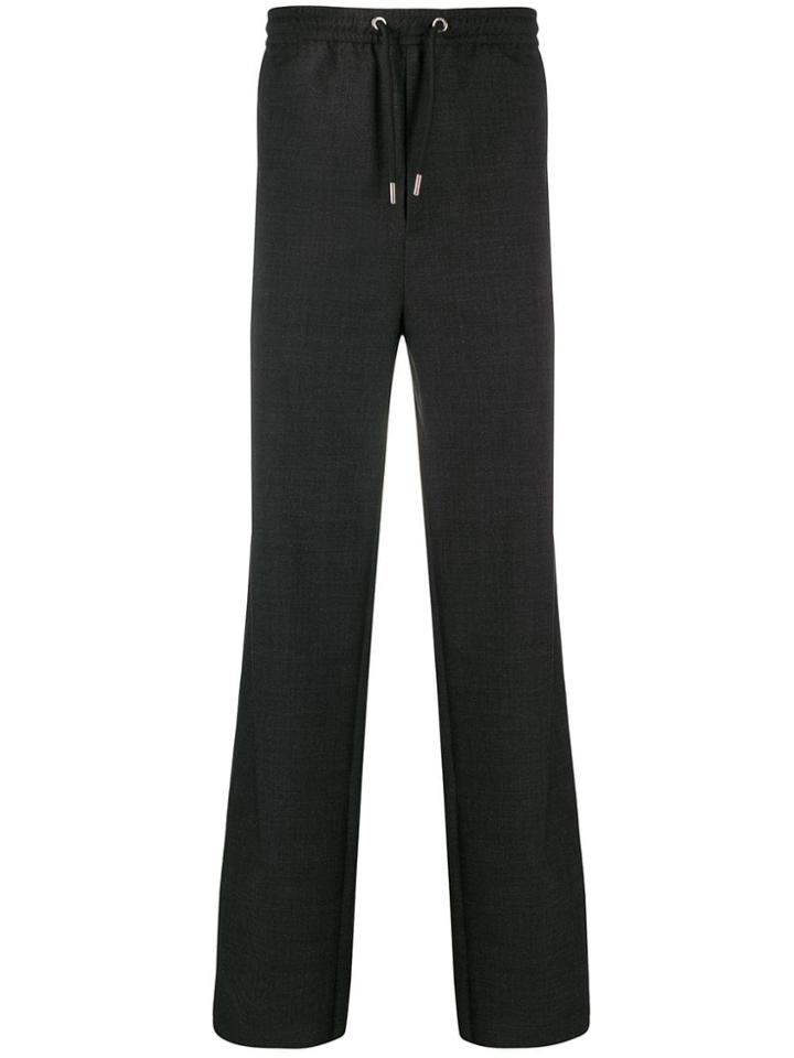Les Hommes Straight Leg Track Trousers - Grey