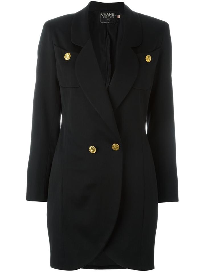 Chanel Vintage Fitted Smoking Jacket