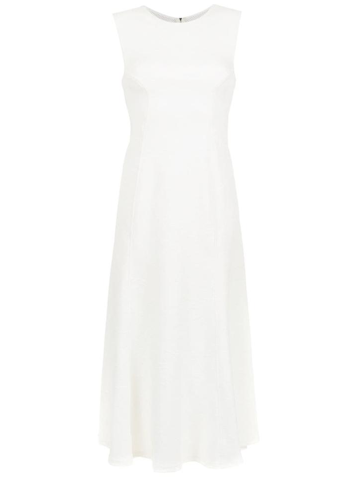 Tufi Duek Midi Dress With Cut Details - White