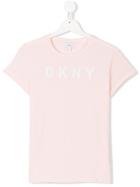 Dkny Kids Logo T-shirt - Pink & Purple